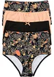 Slip a vita alta (pacco da 4), bonprix