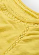 Maglia in puro lino con pizzo, bonprix