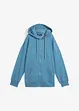 Felpa oversize con zip e cappuccio, bonprix