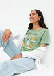 T-shirt stampata, bonprix