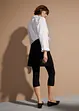 Leggings capri con gonna in misto cotone elasticizzato, bonprix