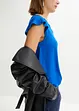 Maglia con pizzo in misto viscosa, bonprix