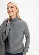 Maglione con collo dritto, bonprix