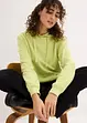 Felpa basic con cappuccio in spugna morbida, bonprix