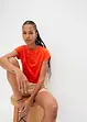 T-shirt cropped in puro cotone biologico, bonprix