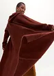 Maxi cardigan in filato piumato soffice, bonprix