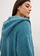 Maxi cardigan in filato piumato soffice, bonprix