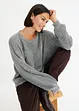 Maglione con effetto glitterato, bonprix