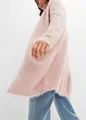 Cardigan lungo in filato peloso, bonprix