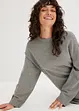 Maglione lungo in filato fine con spacchi laterali in misto viscosa, bonprix