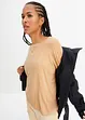 Maglia boxy in misto viscosa morbido, bonprix