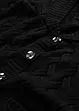 Cardigan con collo a scialle e lavorazione a trecce, bonprix