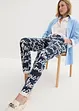 Pantaloni stampati con elastico in vita, bonprix