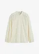 Blusa leggermente trasparente con applicazione floreale, bonprix