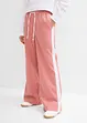 Pantaloni a palazzo con elastico in vita e fasce a contrasto, bonprix