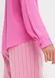 Camicetta in satin di viscosa con collo a revers, bonprix