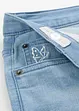 Jeans wide leg, vita media, bonprix