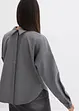 Blusa oversize reversibile in misto viscosa, bonprix