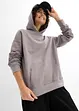 Felpa con cappuccio in puro cotone biologico, bonprix