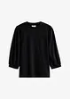 Maglia a costine con maniche a palloncino, bonprix