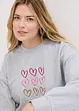 Felpa in misto cotone, bonprix