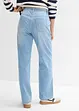 Jeans straight con cinta comoda, vita alta, bonprix