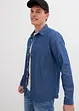 Camicia in jeans a maniche lunghe in puro cotone, bonprix