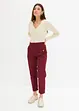 Pantaloni paperbag leggeri in twill, bonprix
