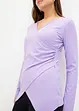 Maglia a costine effetto incrociato, bonprix
