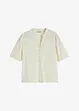 Blusa a maniche corte in puro cotone, bonprix