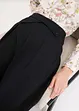 Pantaloni con pinces effetto lino e cinta incrociata, bonprix