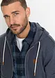 Felpa con zip e cappuccio, bonprix
