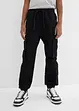 Pantaloni cargo elasticizzati con elastico in vita, regular fit, bonprix