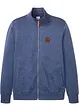 Felpa con zip a collo dritto, bonprix