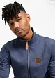 Felpa con zip a collo dritto, bonprix
