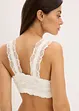 Bralette senza ferretto con chiusura anteriore comoda, bonprix