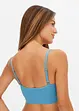 Reggiseno bustier a coste senza cuciture Feel Comfort, bonprix