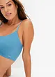 Reggiseno bustier a coste senza cuciture Feel Comfort, bonprix