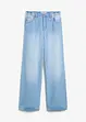 Jeans wide leg con cinta comoda, vita media, bonprix