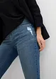 Jeans skinny elasticizzati, vita alta, bonprix