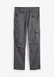 Pantaloni cargo in puro cotone relaxed fit, straight, bonprix