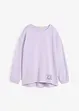 Felpa in misto cotone con orlo asimmetrico, bonprix