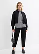 Pantaloni con cinta comoda in misto cotone, bonprix