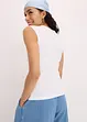 Maglia con dettaglio attorcigliato in misto cotone elasticizzato, bonprix