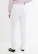 Pantaloni elasticizzati in bengalina con cinta comoda, straight, bonprix