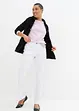 Pantaloni elasticizzati in bengalina con cinta comoda, straight, bonprix