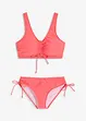Bikini a bustier con laccetti (set 2 pezzi), bonprix