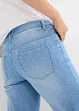 Jeans cropped straight con cinta comoda, vita media, bonprix