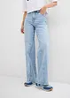 Jeans wide leg, vita alta, bonprix