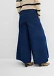 Jeans wide leg con cinta comoda, vita media, bonprix